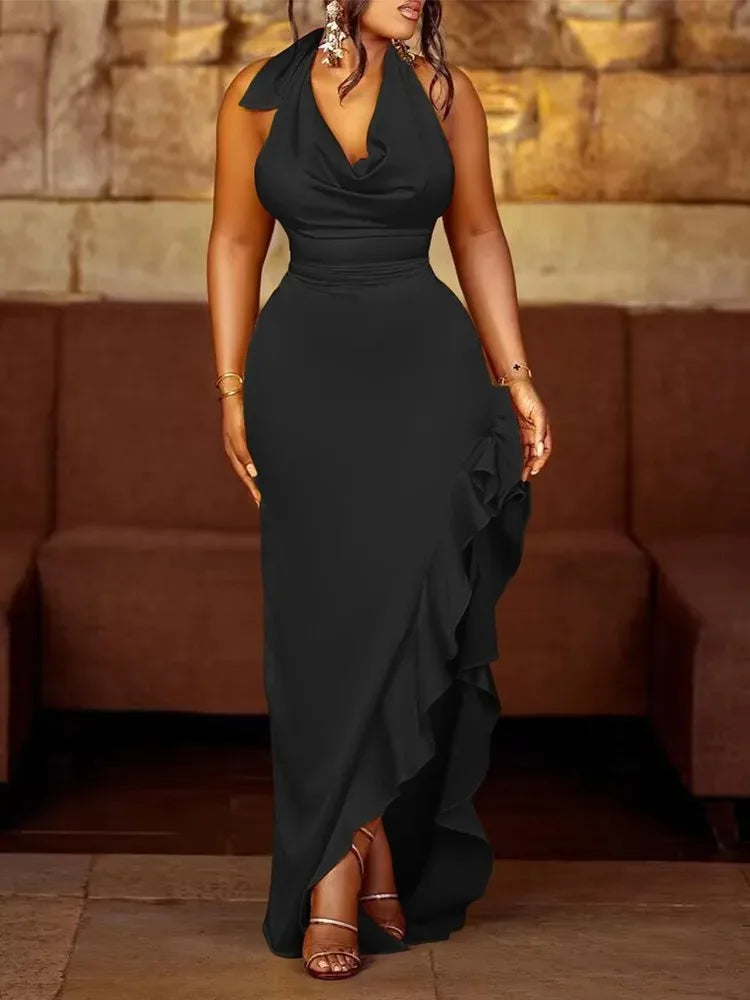 Party Dress Vestidos De Mujer Casual Maxi Robe Female