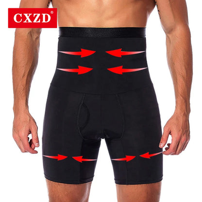 CXZD Men Tummy Control Shorts Body Shaper Compression High Waist Trainer Belly Tummy Control Slimming Shapewear Boxer Underwear