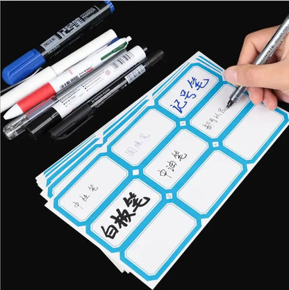 10 sheets Office Supplies Self-adhesive sticker label paper Small stickers handwritten blank assorted price stickers