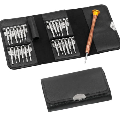 25pcs Pocket Precision Magnetic Screwdriver Set Mobile Phone Maintenance Tool Laptop Disassembly Hand Tool Portable