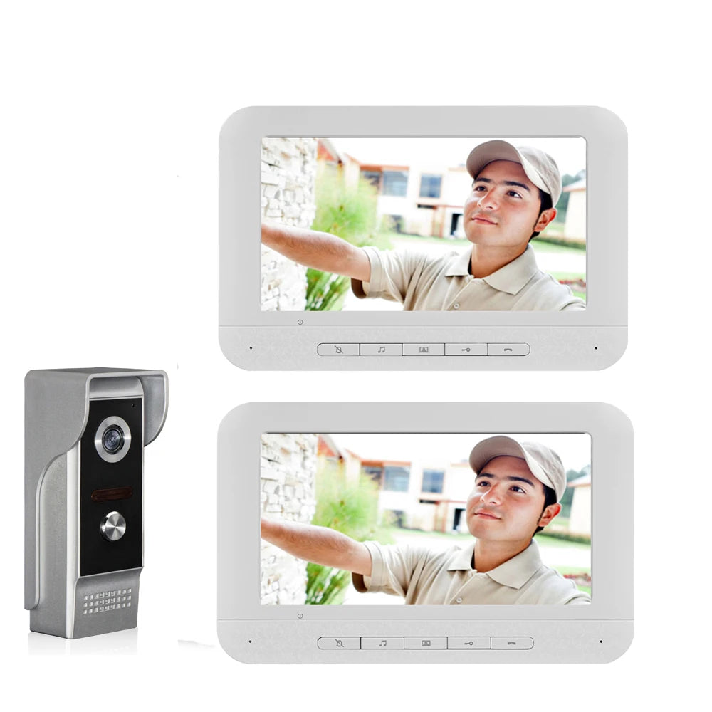 SmartYIBA Video Ring Doorbell Camera Visual Intercom Night Vision Two-Way Intercom Video Door Phone Video Door Entry Phone Call