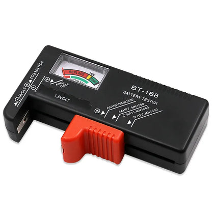 BT-168 AA/AAA/C/D/9V/1.5V batteries Universal Button Cell Battery Colour Coded Meter Indicate Volt Tester Checker BT168 Power