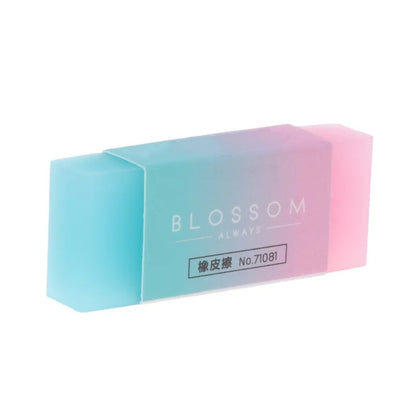 Candy gradient eraser Soft Durable Flexible Cube Cute Colored Pencil Rubber Erasers For School Kids Jelly colored pencil erasers