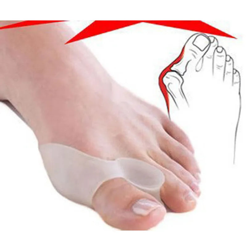 1Pair Orthopedic Hallux Valgus Pro Bunion Corrector Toe Separator Stretchers Bunion Protector Pedicure Tool Silicone Feet Care