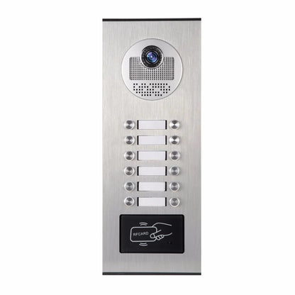 SmartYIBA Video Door Phone 2/3/4/6/8/10/12 Multi Units Apartments Color Monitor Doorbell Home Video Intercom