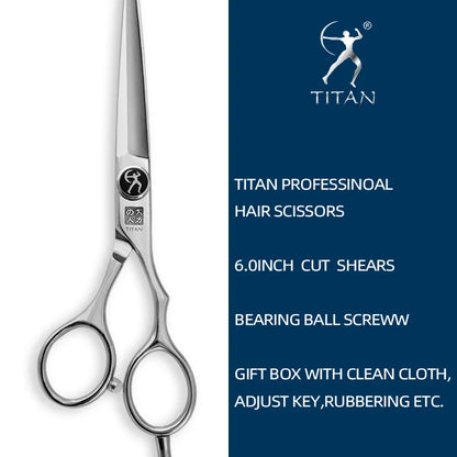 Titan Professional hair scissors  5.5inch   6.0inch barber scissors cutting thinning scissors