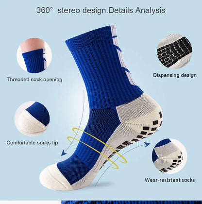 5 pairs men socks football socks mens thickened towel bottom men's training professional running sports socks basketball socks