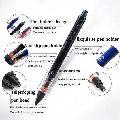 Uni Mechanical Pencil M5-452 Kuru Toga 0.5MM Breakproof Lead lapicero lapices portaminas with Eraser School Student Stationery