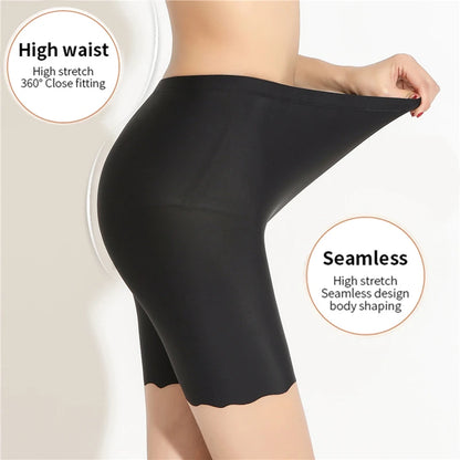 Seamless Safety Short Pants Summer Women Plus Size Boxers For Female Anti Rub Safety Shorts Under Skirt Panties Underwear 3XL