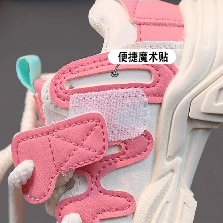 Children's Casual Shoes Boys' Father's Shoes Girls' Sports Shoes Autumn 2023 New Children's Anti-skid Soft Sole Running Shoes