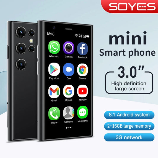 SOYES S23 Mini Smartphones Android 8.1 Dual SIM 3.0'' HD 1000mAh Bateri WIFI Bluetooth 3G Celular i vogel 