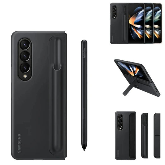 Original For Samsung Galaxy Z Fold4 S Pen Case,Silicone Cover Standing With Z Fold 4 Phone Spen Cases, EF-OF93P