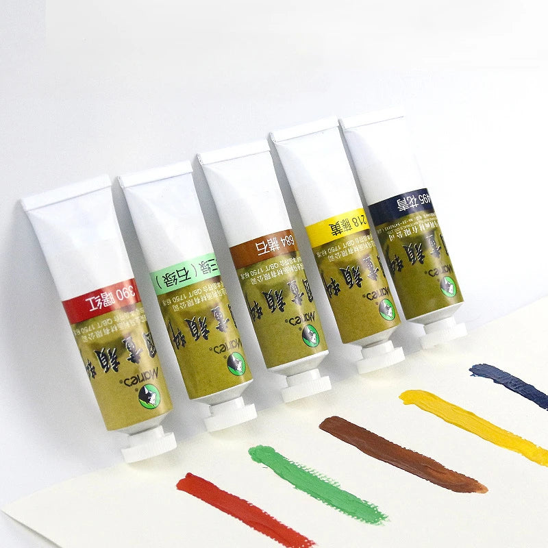 32ml Large Capacity Single Tube Aluminum Pigment Paste with Delicate Color, Pure Art Traditional Chinese Painting Pigment