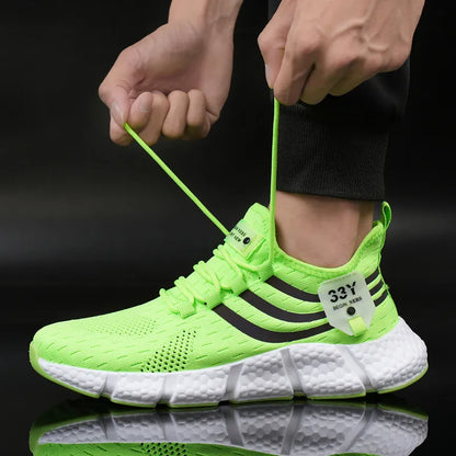 Women Sneakers  New Mesh Breathable White Running Platform Shoes Comfortable Outdoor Sports Men Brand Shoes Tenis Masculino