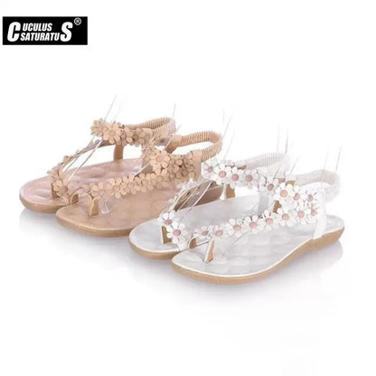 Women Sandals Summer Style Bling Bowtie Fashion Peep Toe Jelly Shoes Sandal Flat Shoes Woman 3 Colors