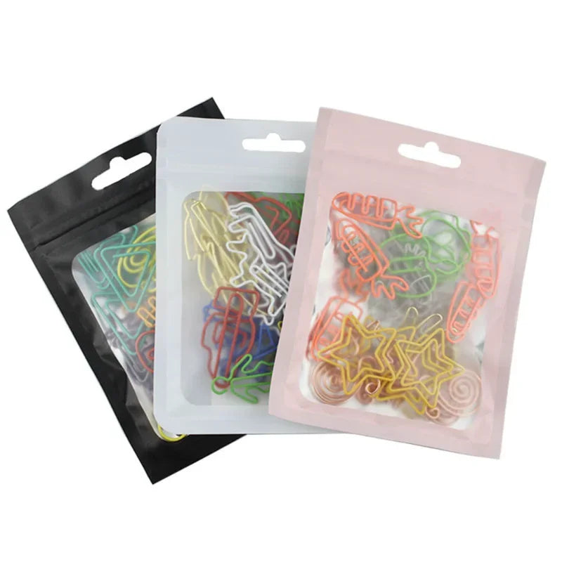 30 PCS Kawaii Paper Clips Bookmark Stationery Scrapbook Gadget School Supplies Office Cute Desk Orgainzer Accessories