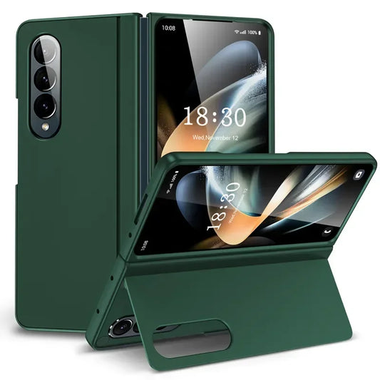 For Samsung Galaxy Z Fold 4 Case Ultimate Touch Feeling PC Bracket Folding Anti-fall Full Protection Cover For Z Fold 3 4 5