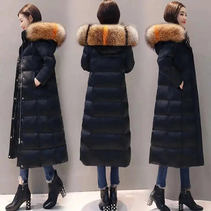 New fashionable standing collar hooded jacket Winter