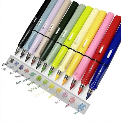 1/3 pcs 12 Colors Unlimited Writing Infinity Pencil No Ink Eternal Pen Art Sketch Painting Tools School Supplies Stationery