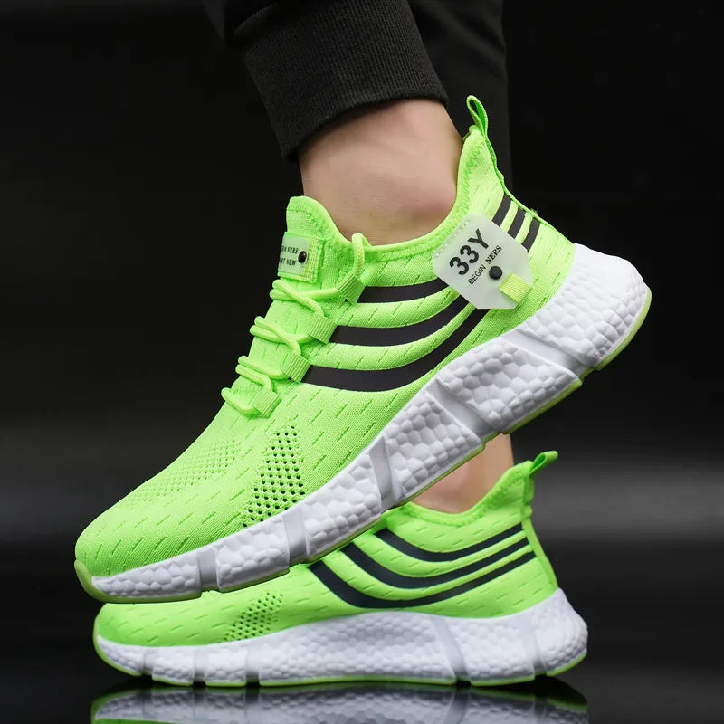 Women Sneakers  New Mesh Breathable White Running Platform Shoes Comfortable Outdoor Sports Men Brand Shoes Tenis Masculino