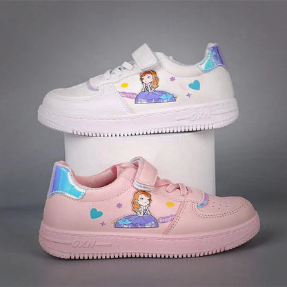 Four Seasons Fashion Children Sneakers Shoes Cartoon Sneakers Tennis Sports Shoe Girls Footwear Toddler Flats Kids Canvas Shoes