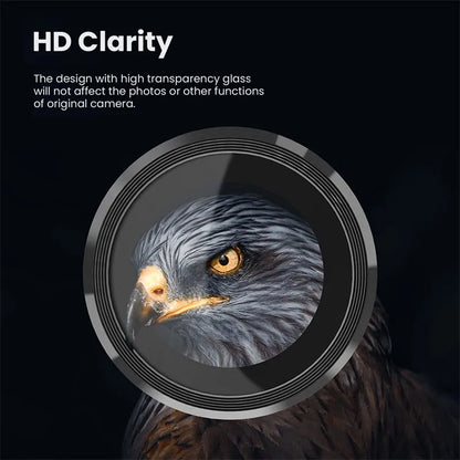 Rear Camera Protective Glass Case For Samsung Z Fold5 5G Fold 5 Back Tempered Glass Matel Ring Lens Cap On Galaxy Zfold5 Zfold 5