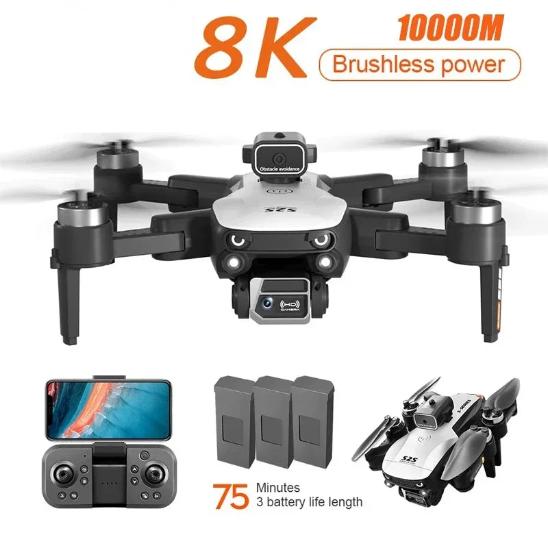 Lenovo HD S2S 8K Drone GPS Profesional HD Aerial Photography Dual-Camera Omnidirectional Obstacle Avoidance Drone Quadcopter