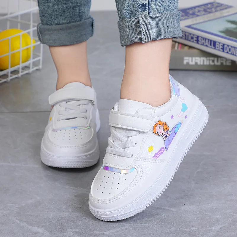 Four Seasons Fashion Children Sneakers Shoes Cartoon Sneakers Tennis Sports Shoe Girls Footwear Toddler Flats Kids Canvas Shoes