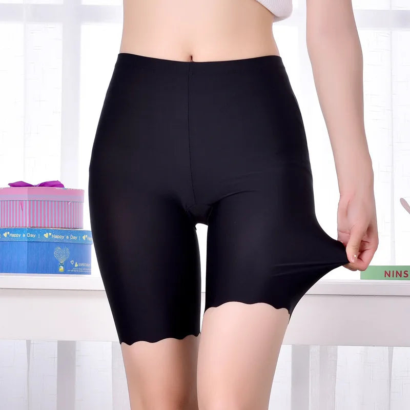 Seamless Safety Short Pants Summer Women Plus Size Boxers For Female Anti Rub Safety Shorts Under Skirt Panties Underwear 3XL