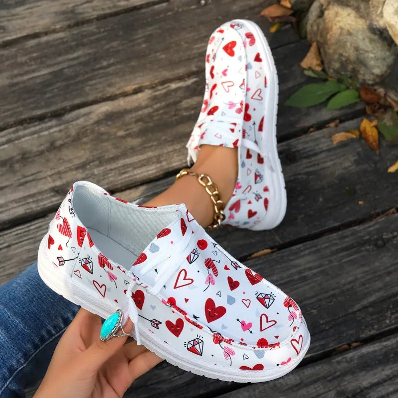 2024 Summer New Casual And Comfortable Women's Vulcanized Shoes Canvas Flat Shoes Fashionable Women's Walking Sports Shoes