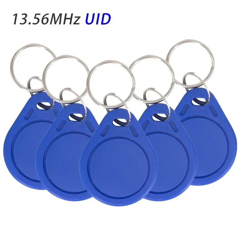 5/10/20PCS 13,56 Mhz RFID UID Token Kopjo tastierë të ndryshueshme Menaxhimi i pjesëmarrjes UID Etiketa e klonimit të zinxhirit të çelësave për Mif 1k S50 e shkrueshme 