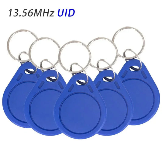 5/10/20PCS 13.56Mhz RFID UID Token Kopie Keykobs Verwisselbare Aanwezigheidsbeheer UID Kloon Sleutelhanger tag Voor Mif 1k S50 Beschrijfbaar 