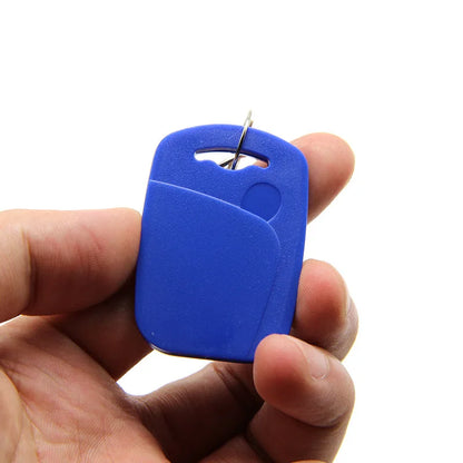 10pcs 2 In 1 Dual Chip Frequency RFID Keyfob 125KHZ T5577 +13.56MHZ UID Rewritable Composite Access Control Key Tags IC+ID