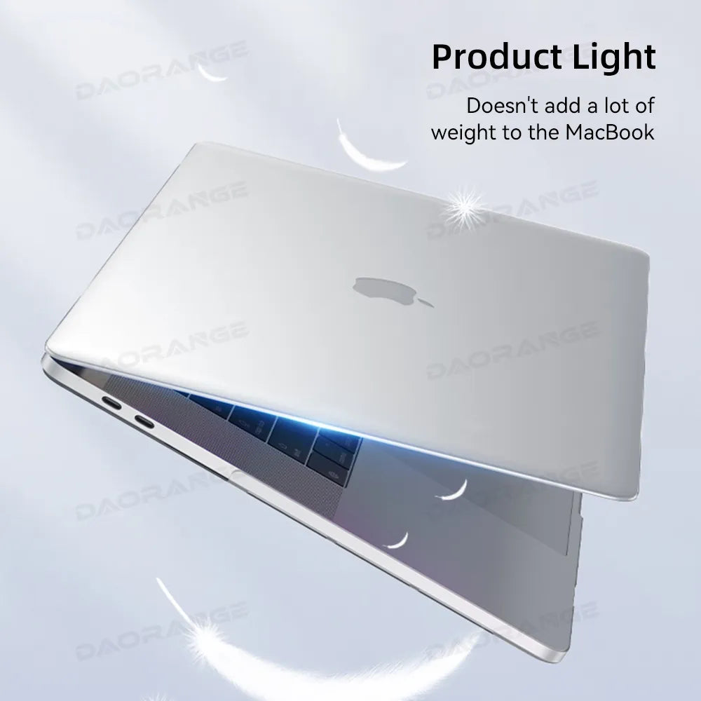 For MacBook Case For MacBook Pro 14.2 A2442 A2779 Pro 15.4 16 16.2 MacBook Air 13.3 M2 13.6 A2681 TPU Soft Cover Bag Accessories