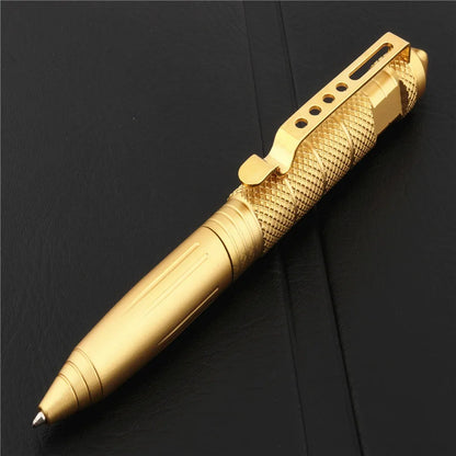 High Quality Aluminum Anti Skid Self DEFENCE Ballpoint Pens Multi Functional Tactical Pen Office Accessories School Supplies