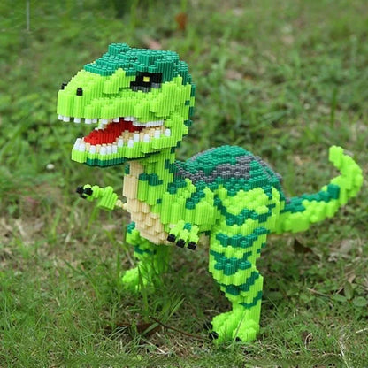 Animal World Dinosaur Building Block Toys Giant Tyrannosaurus Rex Bricks DIY Assembly Model Children's Adult Birthday Gift