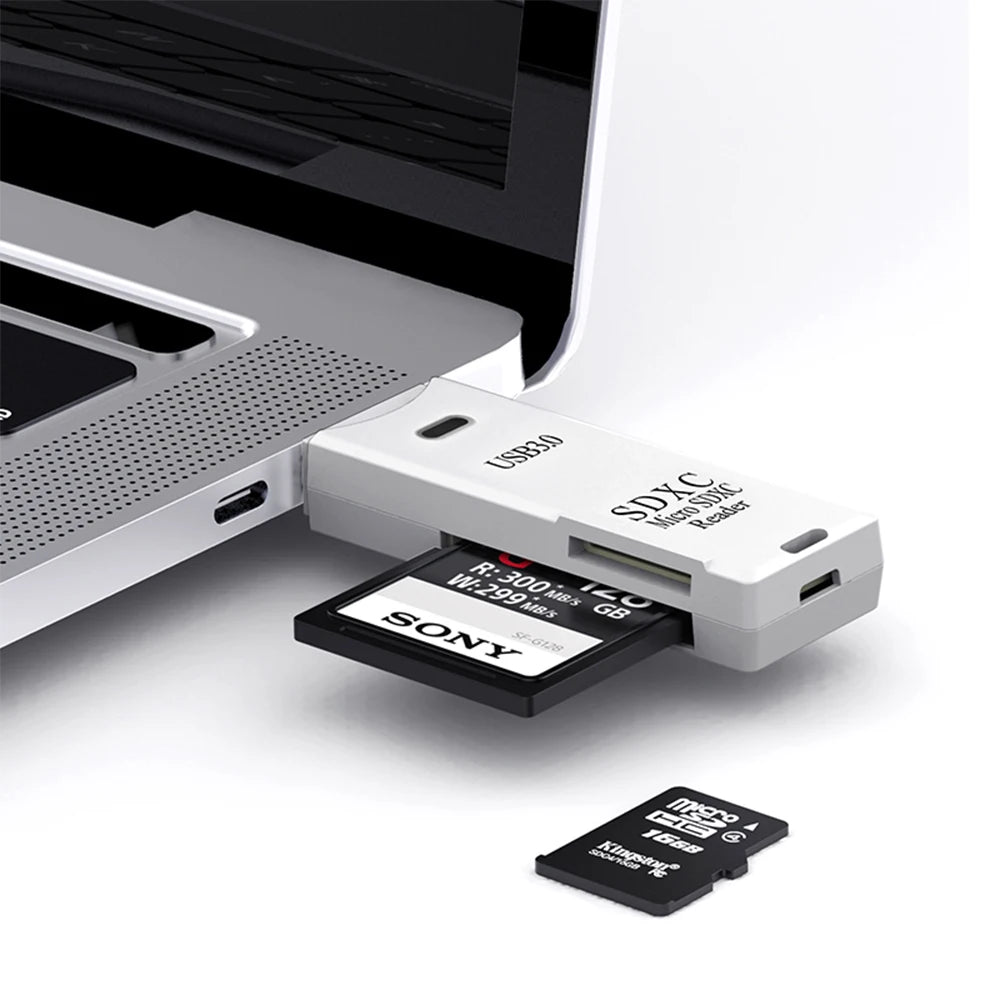 Lexues i kartave USB 3.0 2 në 1 Lexues i kartave mikro sd Përshtatës usb me shpejtësi të lartë Cardreader TF Kartë memorie për pajisje shtesë për laptopë PC 