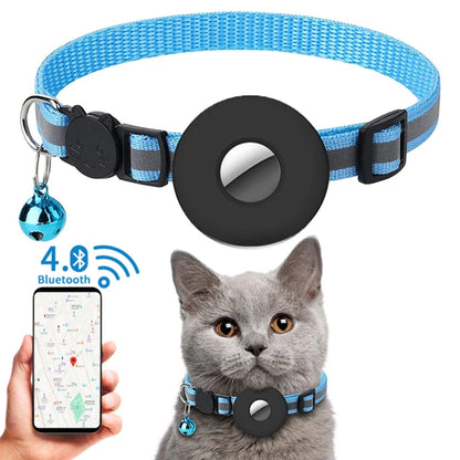 Airtag GPS Tracker Locator inteligjent Dog Markë Zbulimi i kafshëve shtëpiake Gjurmues i veshshëm Bluetooth për Qen Cat Kullarë gjurmuese kundër humbjes së shpendëve 