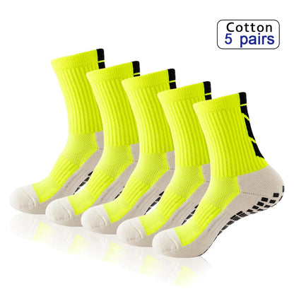 5 pairs men socks football socks mens thickened towel bottom men's training professional running sports socks basketball socks