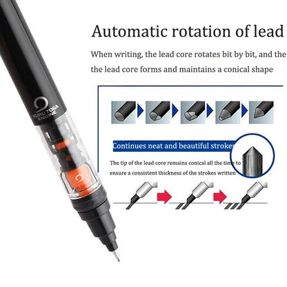 Uni Mechanical Pencil M5-452 Kuru Toga 0.5MM Breakproof Lead lapicero lapices portaminas with Eraser School Student Stationery