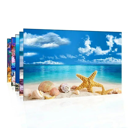 Aquariumachtergronddecoratie met 3D Oceaanplant Aquascape Aquariumsticker Poster Aquascape Schilderij Aquariumaccessoires