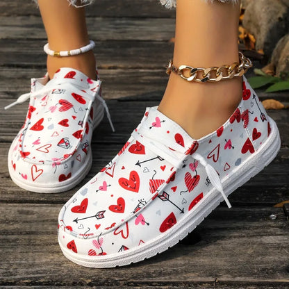 2024 Summer New Casual And Comfortable Women's Vulcanized Shoes Canvas Flat Shoes Fashionable Women's Walking Sports Shoes