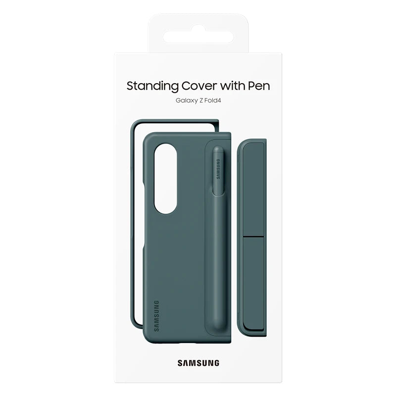 Original For Samsung Galaxy Z Fold4 S Pen Case,Silicone Cover Standing With Z Fold 4 Phone Spen Cases, EF-OF93P