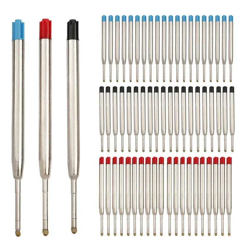 5/10/20pcs L:3.9 In Ballpoint Pen Refills for Parker Pens Medium Point blue red Black Ink Rods for Writing Office Stationery