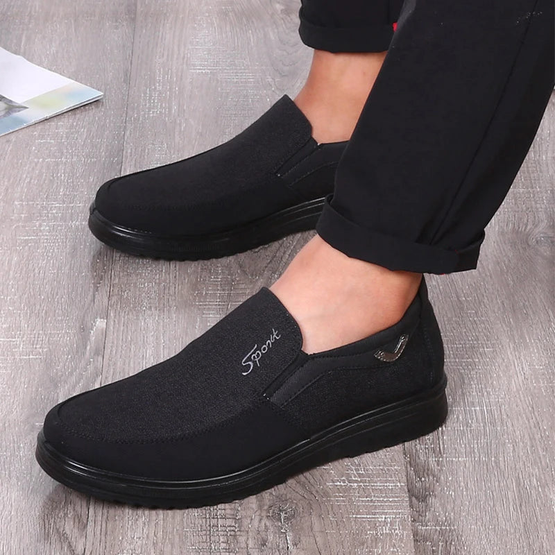 Sneakers Men Canvas Style Shoes Casual Loafers Classic Casual Shoes for Men 2024 Breathable Soft Flats Shoes Sneakers Plus Size