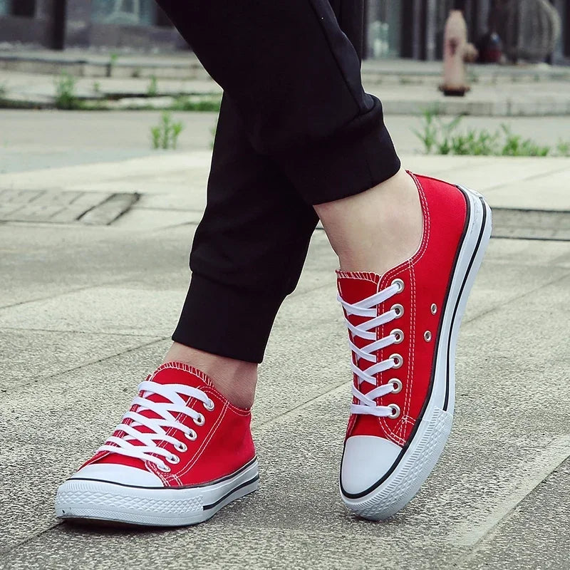 Women White Flats Canvas Shoes Spring Fashion Low Top Casual Walking Ladies Shoe Breathable Tenis Feminino Zapatos Mujer