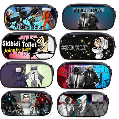 Skibidi Toilet Pencil Bag Skibidi Toilet Bag Speaker Man Tv Man Camera Man Cameraman Boss Bag Pencil Case For Students