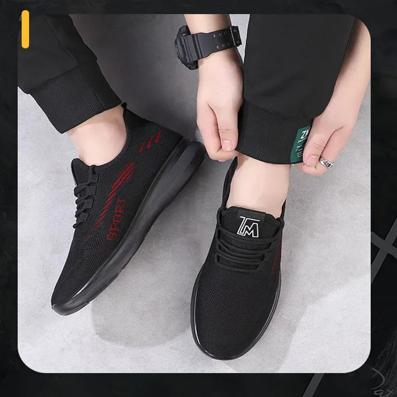 New Men's Shoes Sports Flats Casual Shoes 2023 New Fashion Breathable Walking Shoes Lightweight and Comfortable Men's Shoe