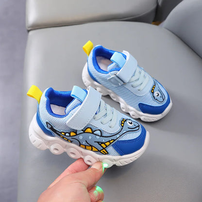 for Boy Kid Shoe for Girl Mesh Breathable Shoe Baby Illuminated Shoe Tennis Shoe