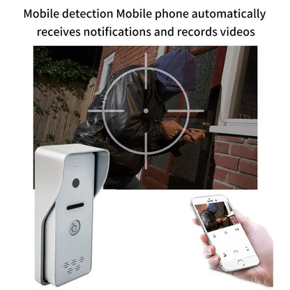 TUYA 7Inch WiFi Digital 1080P Video Intercom Smart  APP Wireless Video Door Phone Access Control System for Home Villa Apartment